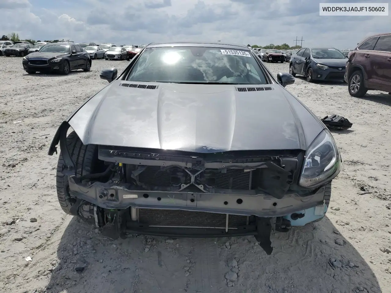 2018 Mercedes-Benz Slc 300 VIN: WDDPK3JA0JF150602 Lot: 51535135