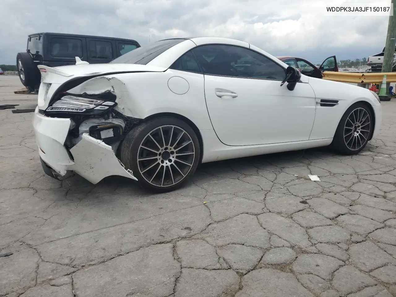 2018 Mercedes-Benz Slc 300 VIN: WDDPK3JA3JF150187 Lot: 62486925