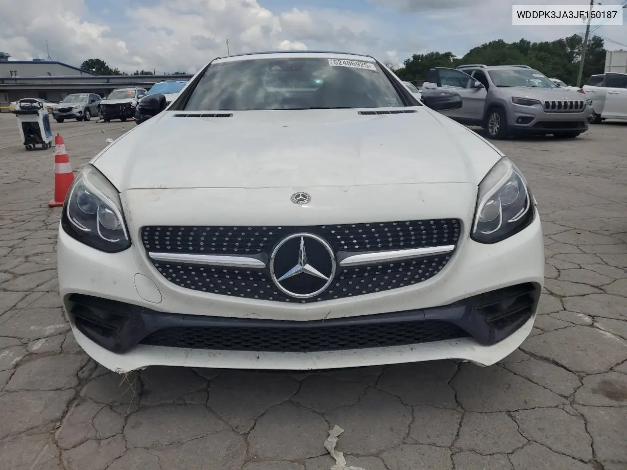 2018 Mercedes-Benz Slc 300 VIN: WDDPK3JA3JF150187 Lot: 62486925