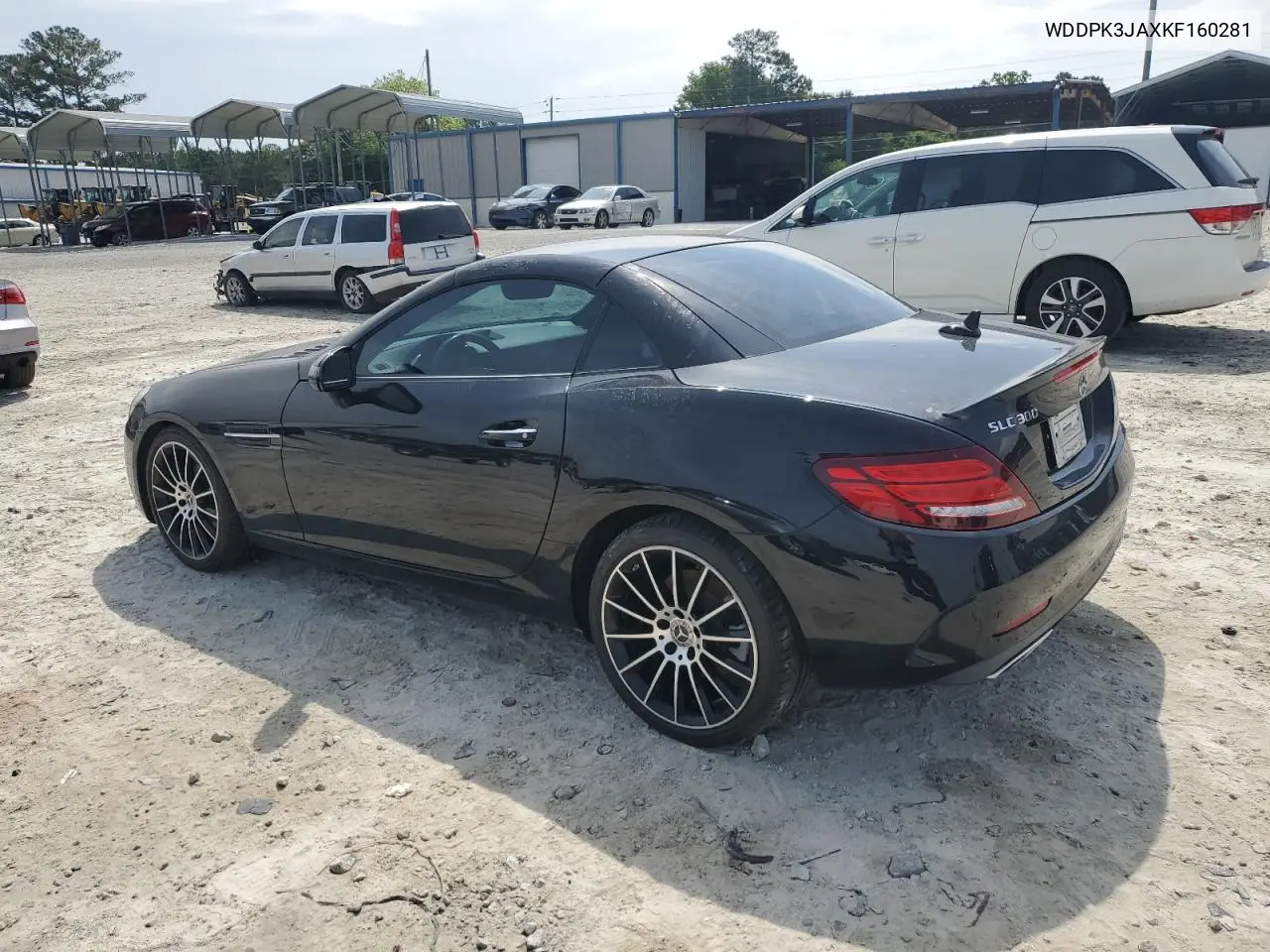 2019 Mercedes-Benz Slc 300 VIN: WDDPK3JAXKF160281 Lot: 54115215