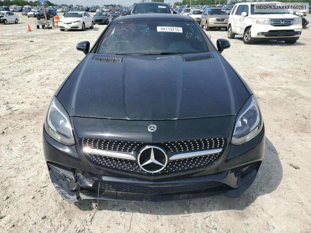 2019 Mercedes-Benz Slc 300 VIN: WDDPK3JAXKF160281 Lot: 54115215