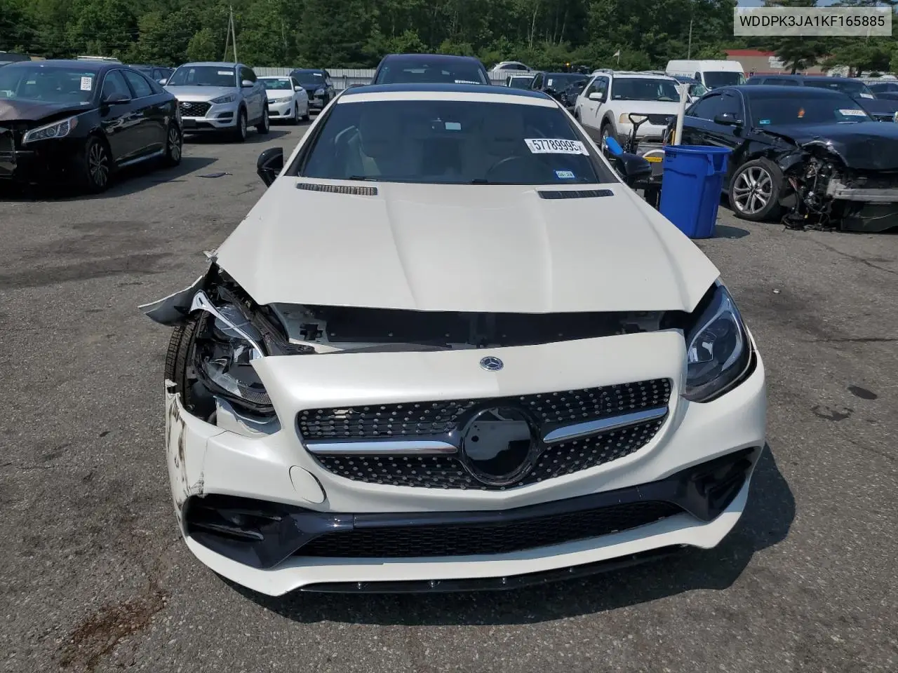 2019 Mercedes-Benz Slc 300 VIN: WDDPK3JA1KF165885 Lot: 57789995