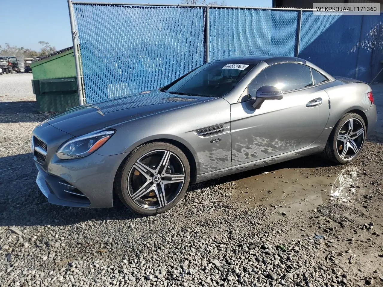 2020 Mercedes-Benz Slc 300 VIN: W1KPK3JA4LF171360 Lot: 44563465