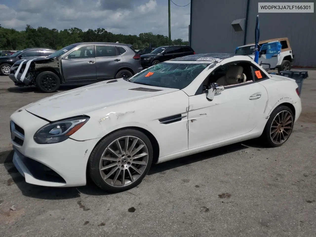 2020 Mercedes-Benz Slc 300 VIN: WDDPK3JA7LF166301 Lot: 60047095