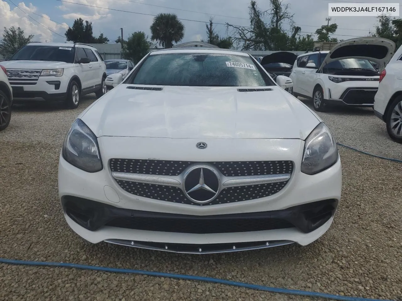 2020 Mercedes-Benz Slc 300 VIN: WDDPK3JA4LF167146 Lot: 74005714