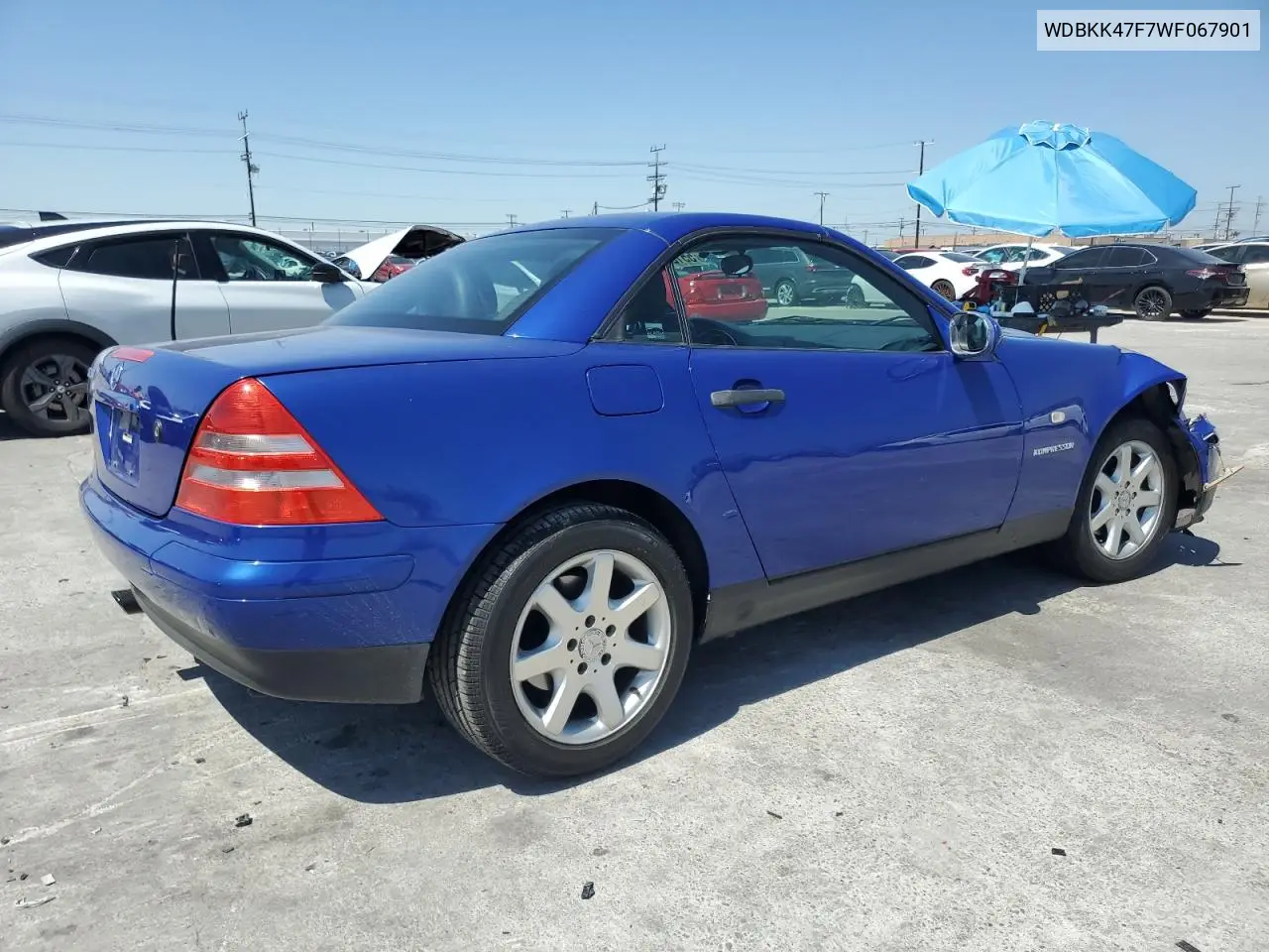1998 Mercedes-Benz Slk 230 Kompressor VIN: WDBKK47F7WF067901 Lot: 55122585