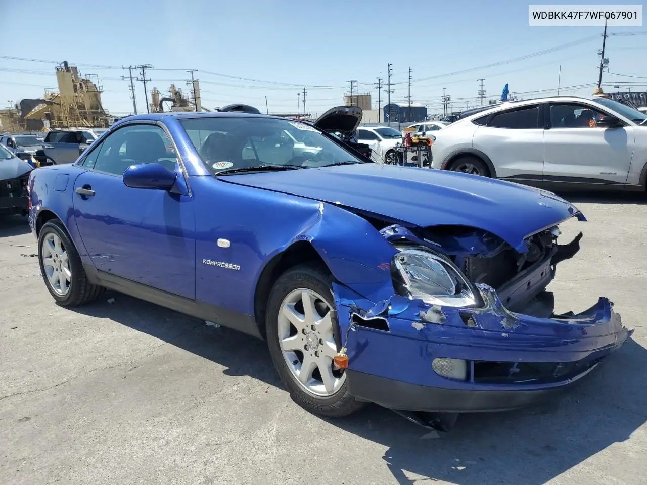 1998 Mercedes-Benz Slk 230 Kompressor VIN: WDBKK47F7WF067901 Lot: 55122585