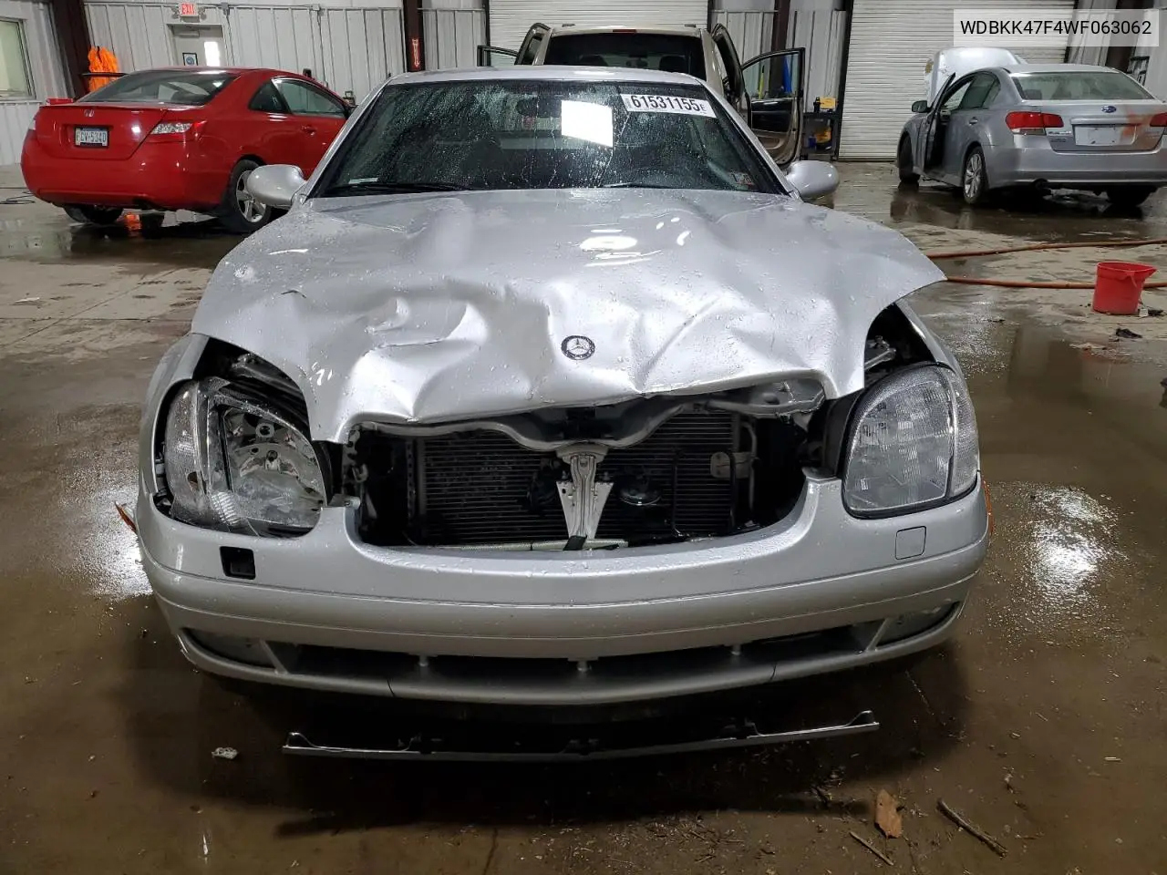 1998 Mercedes-Benz Slk 230 Kompressor VIN: WDBKK47F4WF063062 Lot: 61531155