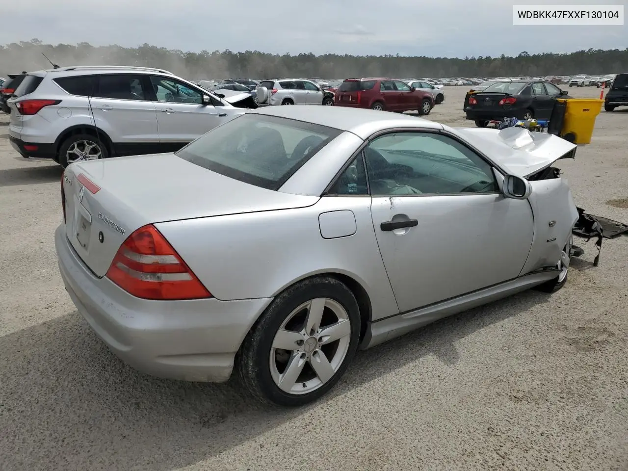 1999 Mercedes-Benz Slk 230 Kompressor VIN: WDBKK47FXXF130104 Lot: 50151595