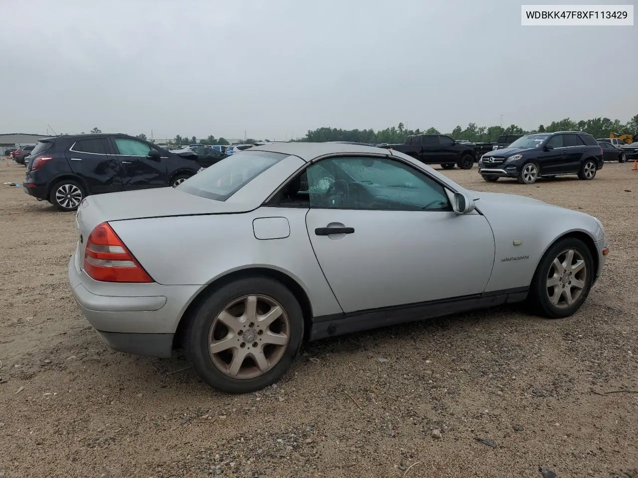 1999 Mercedes-Benz Slk 230 Kompressor VIN: WDBKK47F8XF113429 Lot: 54306075