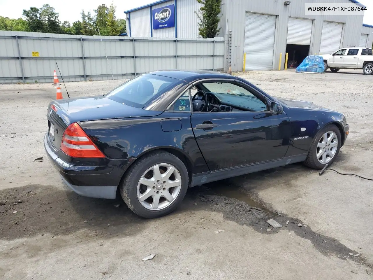 1999 Mercedes-Benz Slk 230 Kompressor VIN: WDBKK47F1XF087644 Lot: 55441495