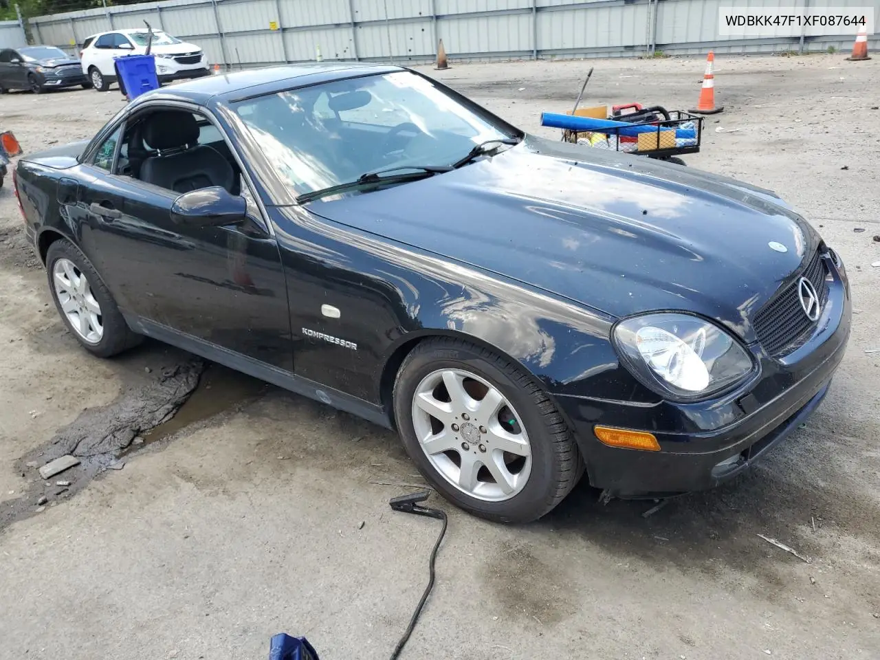 1999 Mercedes-Benz Slk 230 Kompressor VIN: WDBKK47F1XF087644 Lot: 55441495