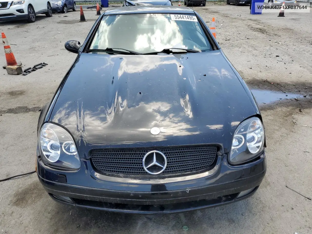 1999 Mercedes-Benz Slk 230 Kompressor VIN: WDBKK47F1XF087644 Lot: 55441495