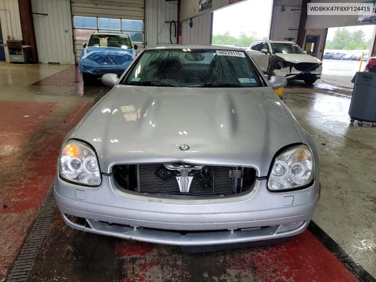 1999 Mercedes-Benz Slk 230 Kompressor VIN: WDBKK47F8XF124415 Lot: 60229115
