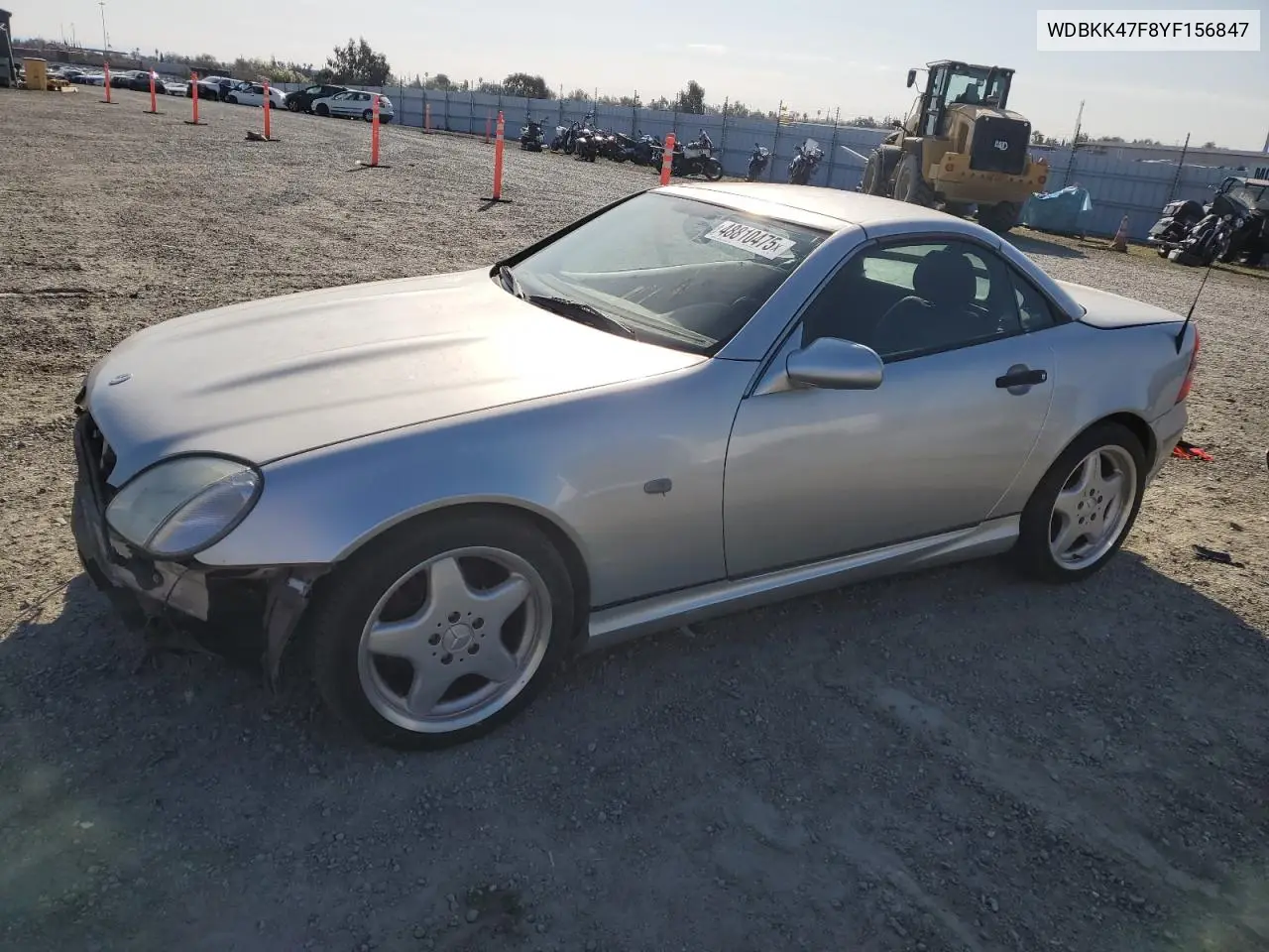 2000 Mercedes-Benz Slk 230 Kompressor VIN: WDBKK47F8YF156847 Lot: 48810475
