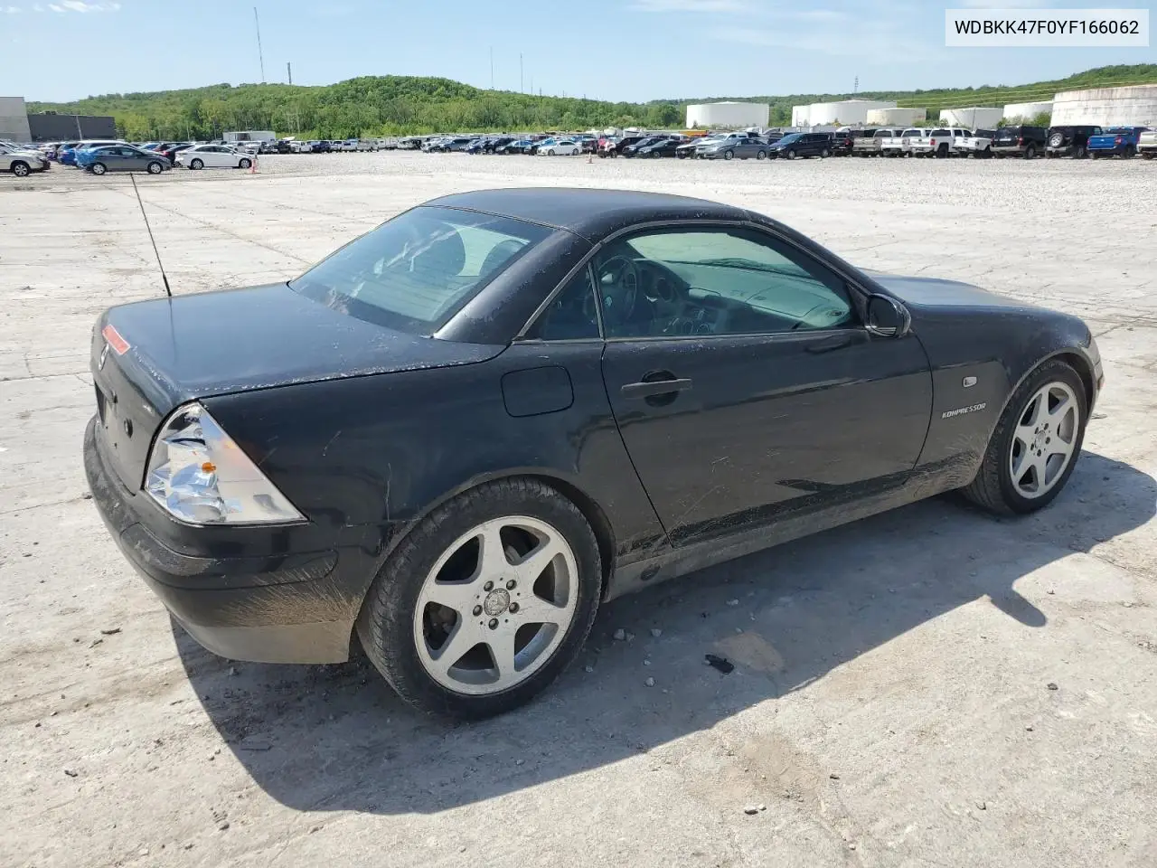 2000 Mercedes-Benz Slk 230 Kompressor VIN: WDBKK47F0YF166062 Lot: 54318895