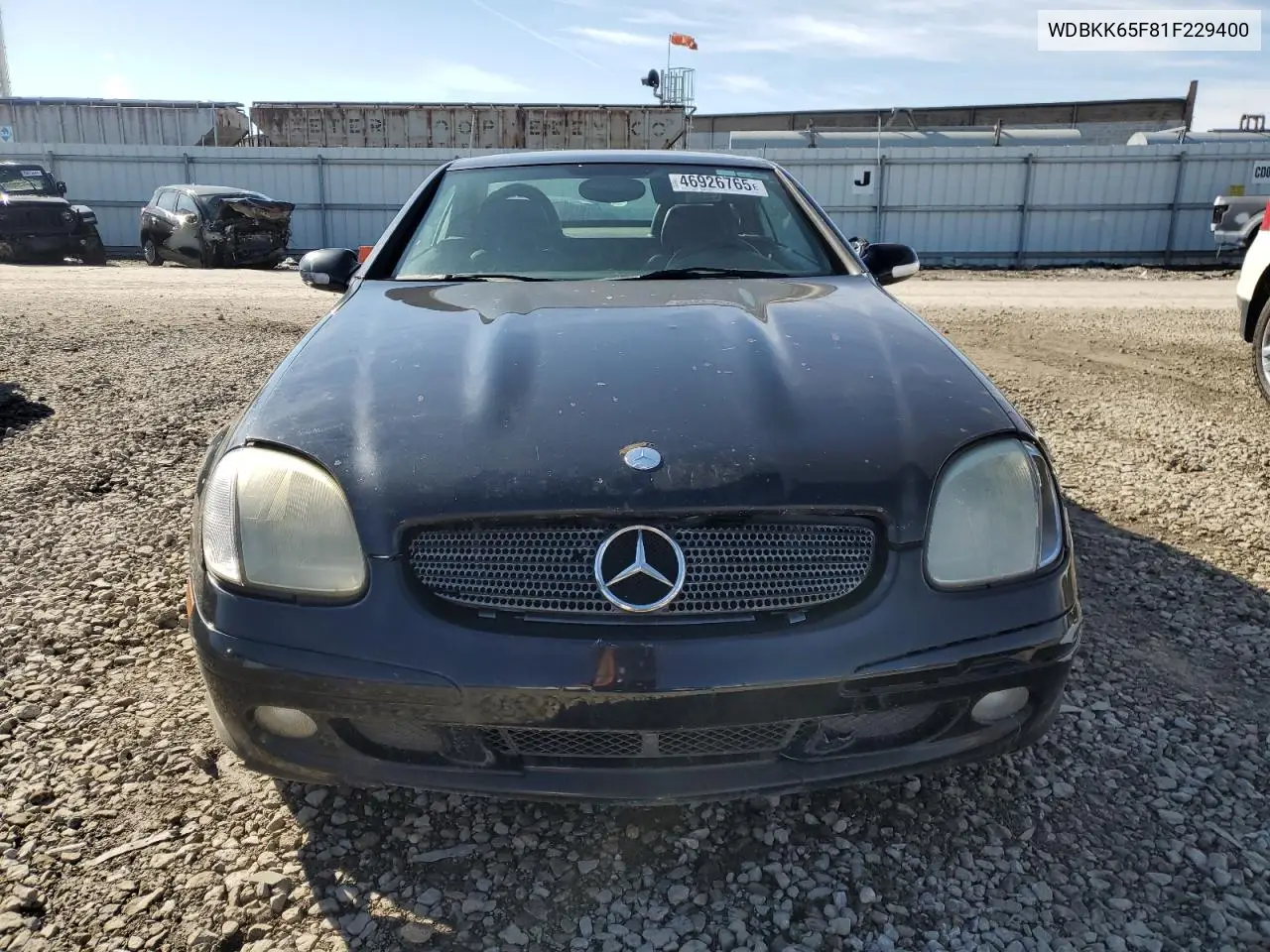 2001 Mercedes-Benz Slk 320 VIN: WDBKK65F81F229400 Lot: 46926765