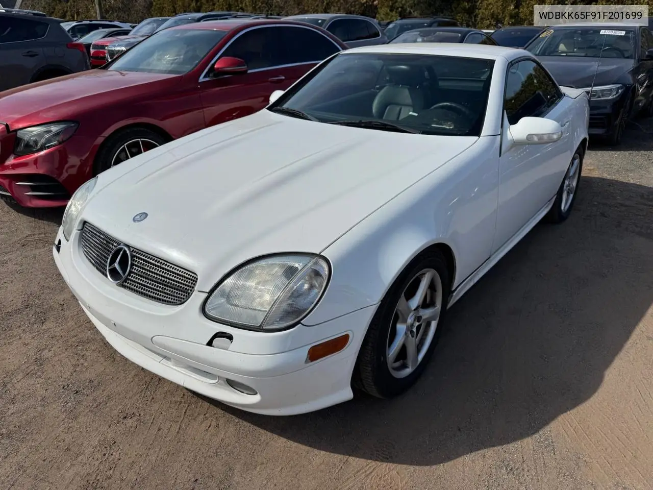 2001 Mercedes-Benz Slk 320 VIN: WDBKK65F91F201699 Lot: 49399015