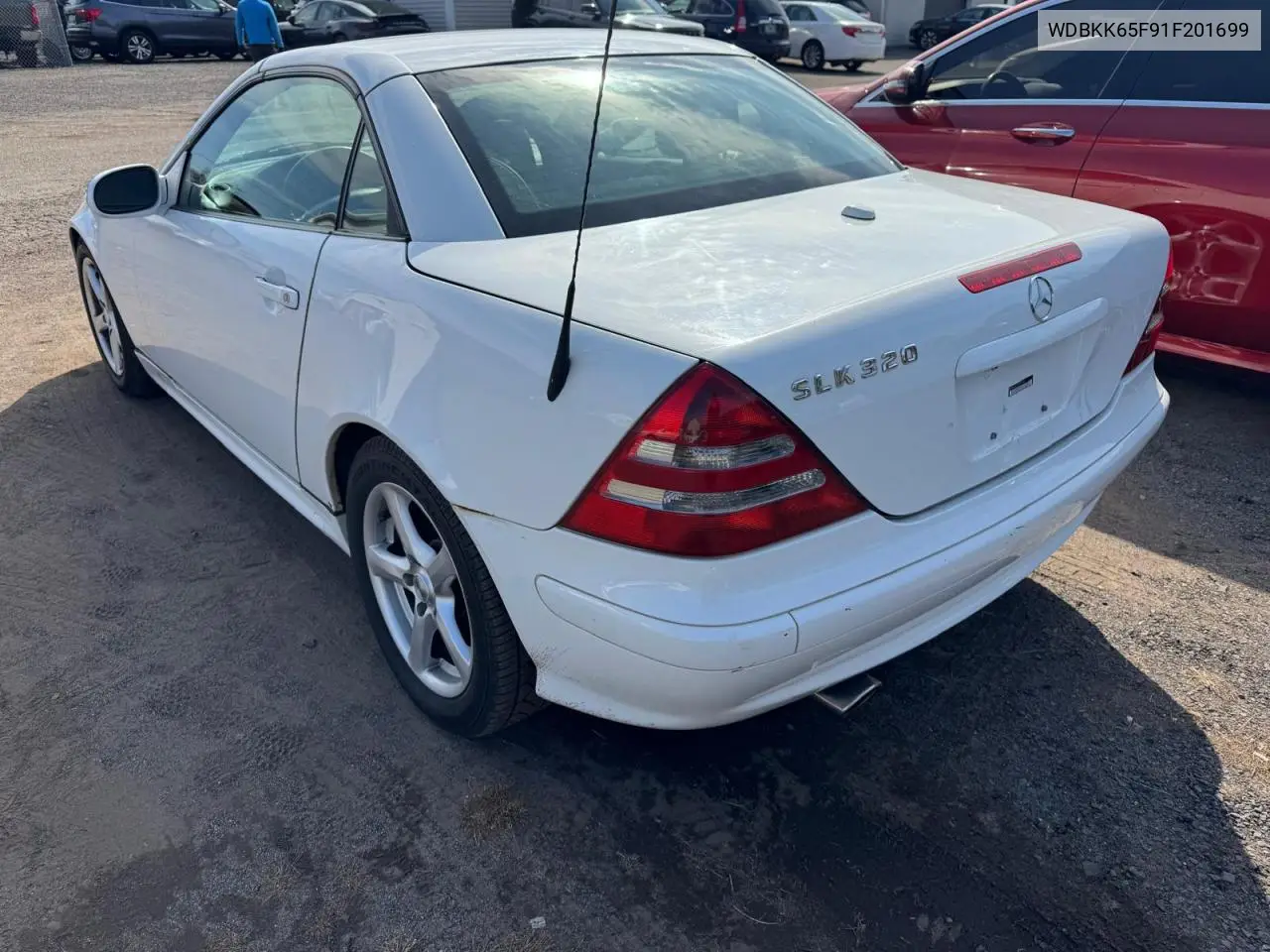 2001 Mercedes-Benz Slk 320 VIN: WDBKK65F91F201699 Lot: 49399015
