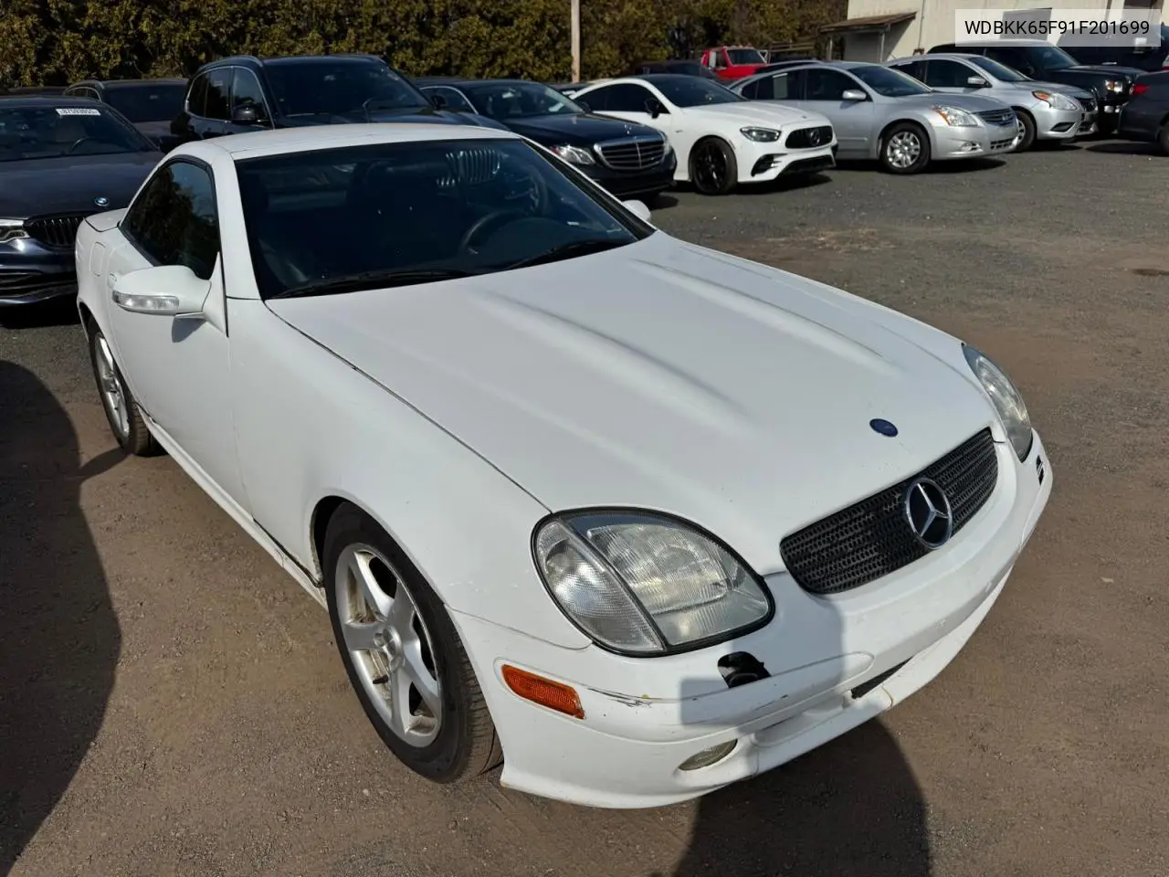 2001 Mercedes-Benz Slk 320 VIN: WDBKK65F91F201699 Lot: 49399015