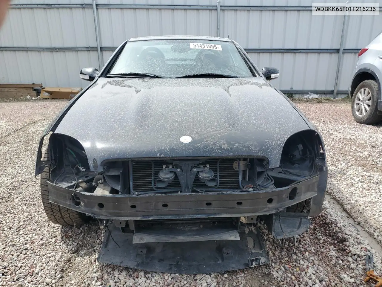 2001 Mercedes-Benz Slk 320 VIN: WDBKK65F01F216236 Lot: 51431855