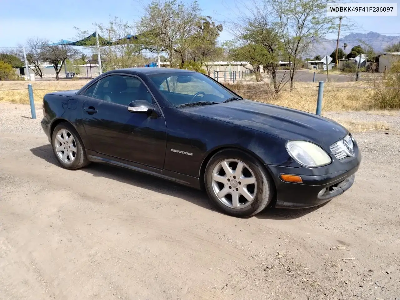 2001 Mercedes-Benz Slk 230 Kompressor VIN: WDBKK49F41F236097 Lot: 51640505