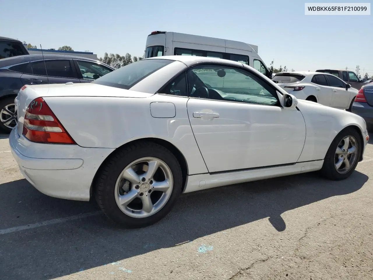 2001 Mercedes-Benz Slk 320 VIN: WDBKK65F81F210099 Lot: 52606105