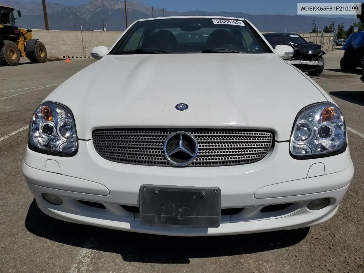 2001 Mercedes-Benz Slk 320 VIN: WDBKK65F81F210099 Lot: 52606105