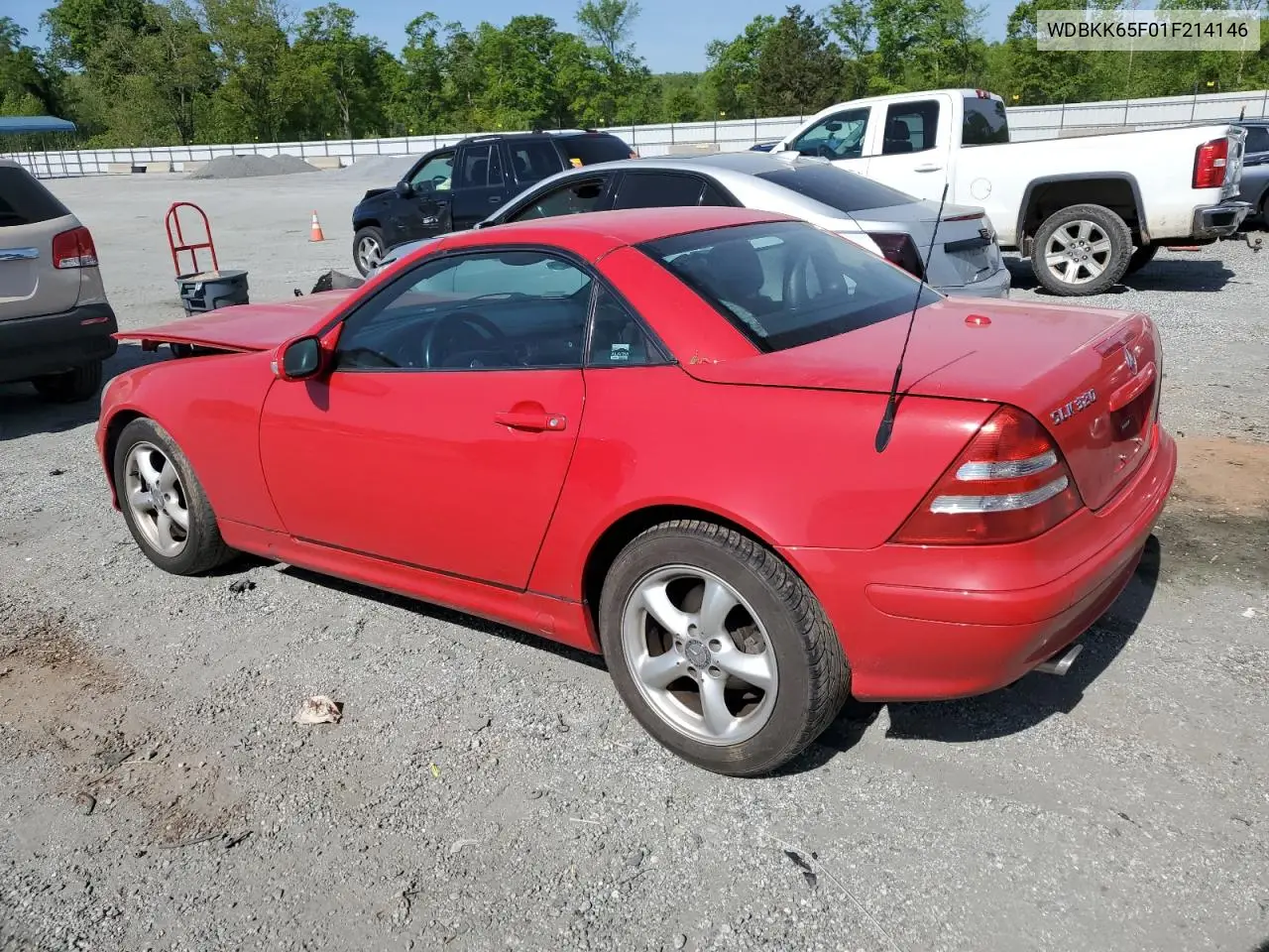2001 Mercedes-Benz Slk 320 VIN: WDBKK65F01F214146 Lot: 53469645
