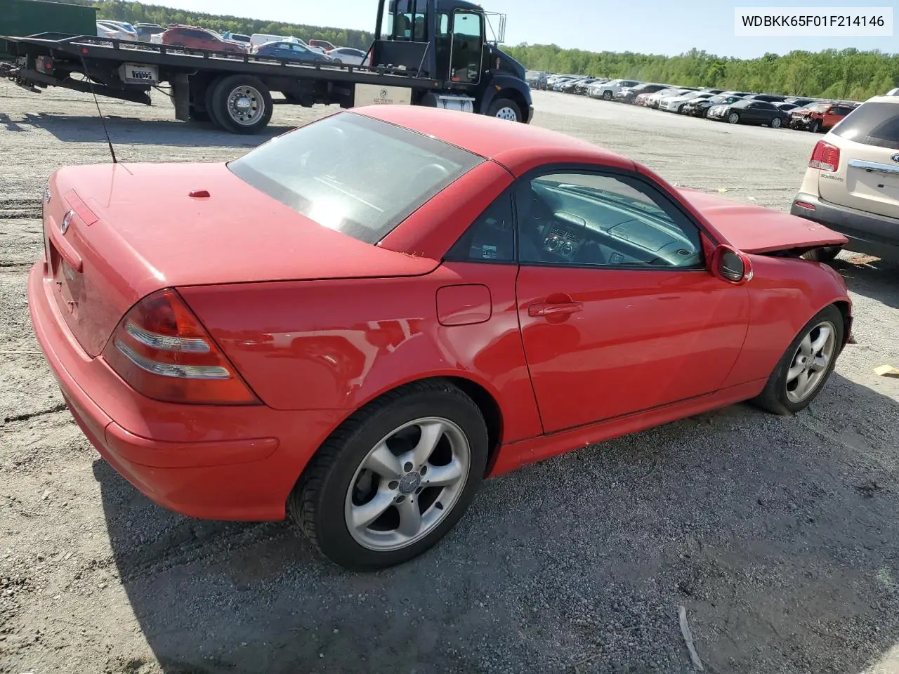 2001 Mercedes-Benz Slk 320 VIN: WDBKK65F01F214146 Lot: 53469645