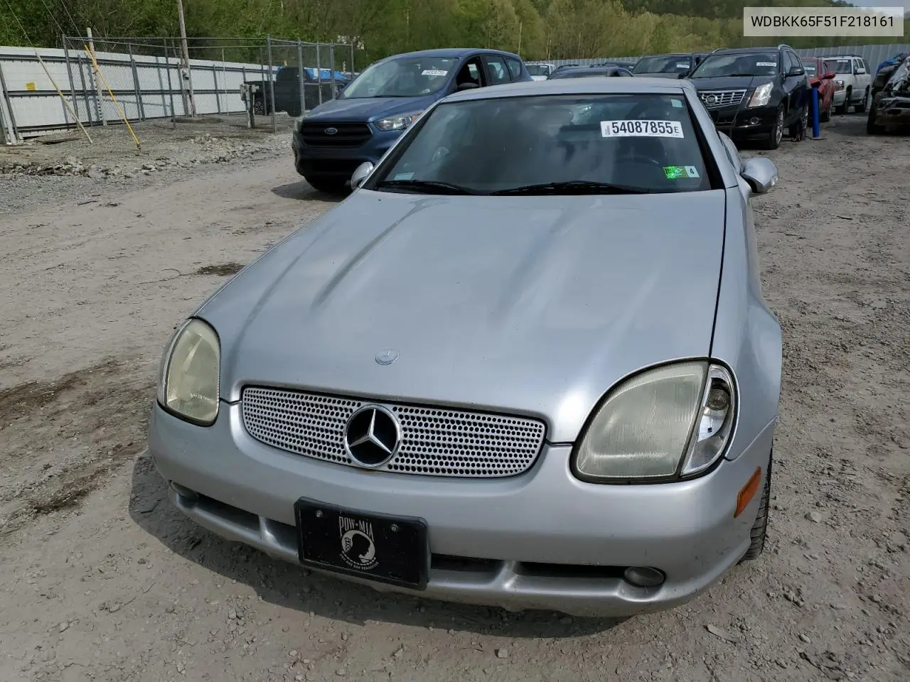 2001 Mercedes-Benz Slk 320 VIN: WDBKK65F51F218161 Lot: 54087855