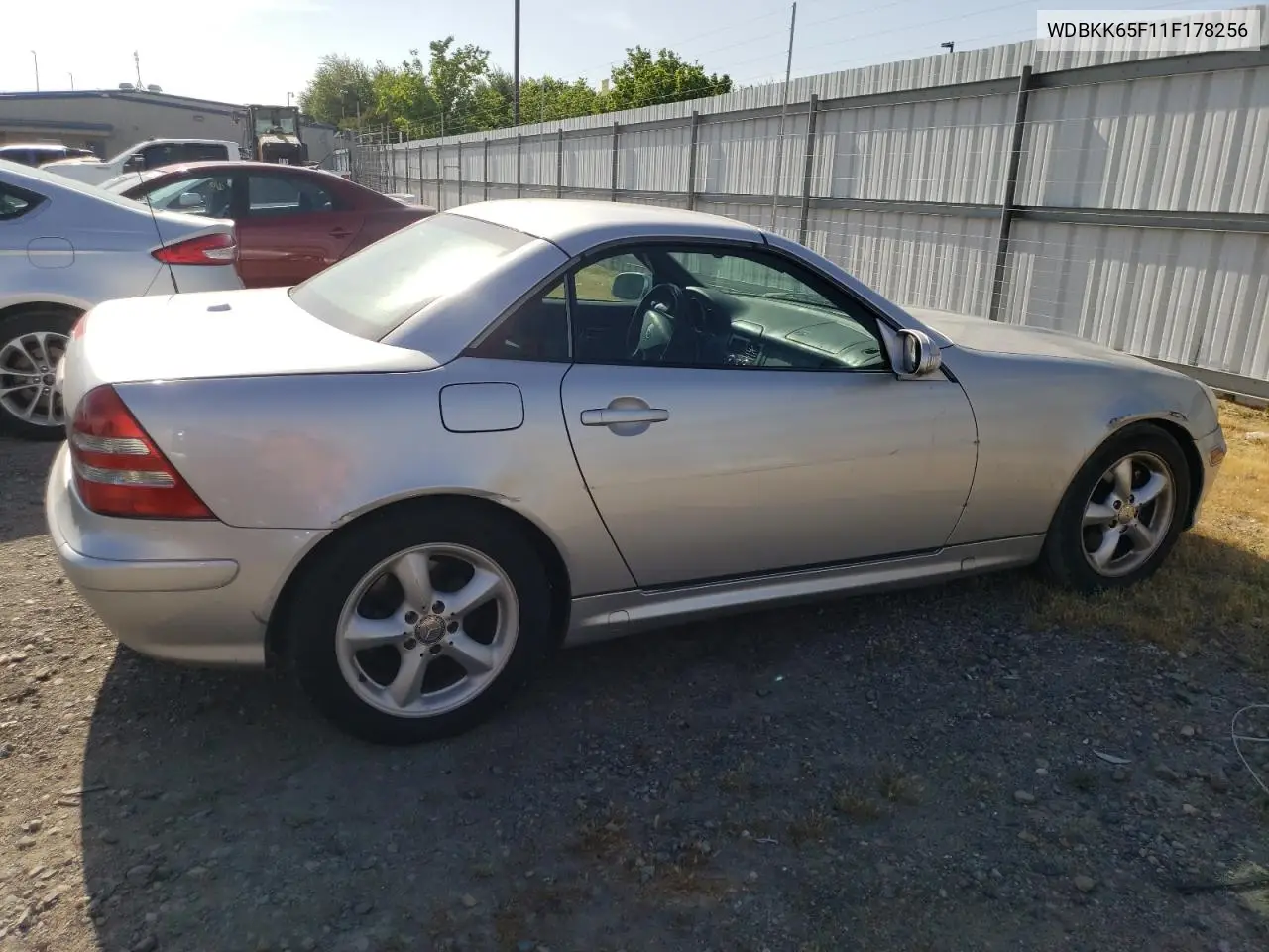 2001 Mercedes-Benz Slk 320 VIN: WDBKK65F11F178256 Lot: 54979975