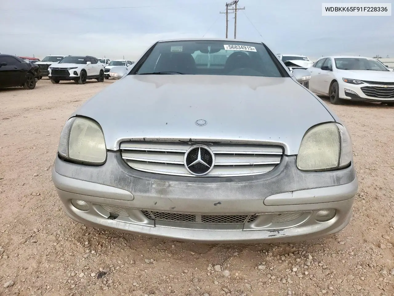 2001 Mercedes-Benz Slk 320 VIN: WDBKK65F91F228336 Lot: 56834915