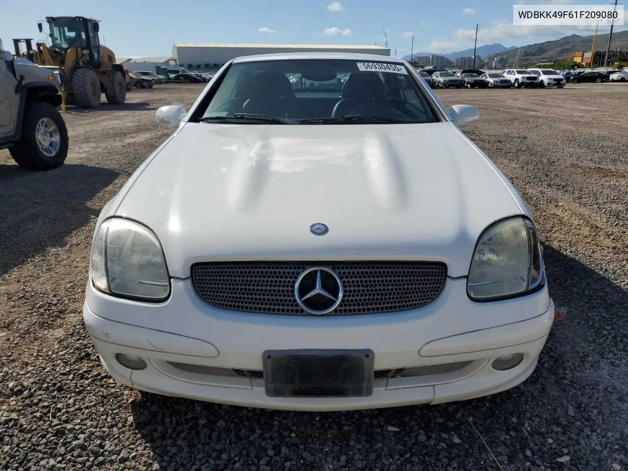 2001 Mercedes-Benz Slk 230 Kompressor VIN: WDBKK49F61F209080 Lot: 56930455