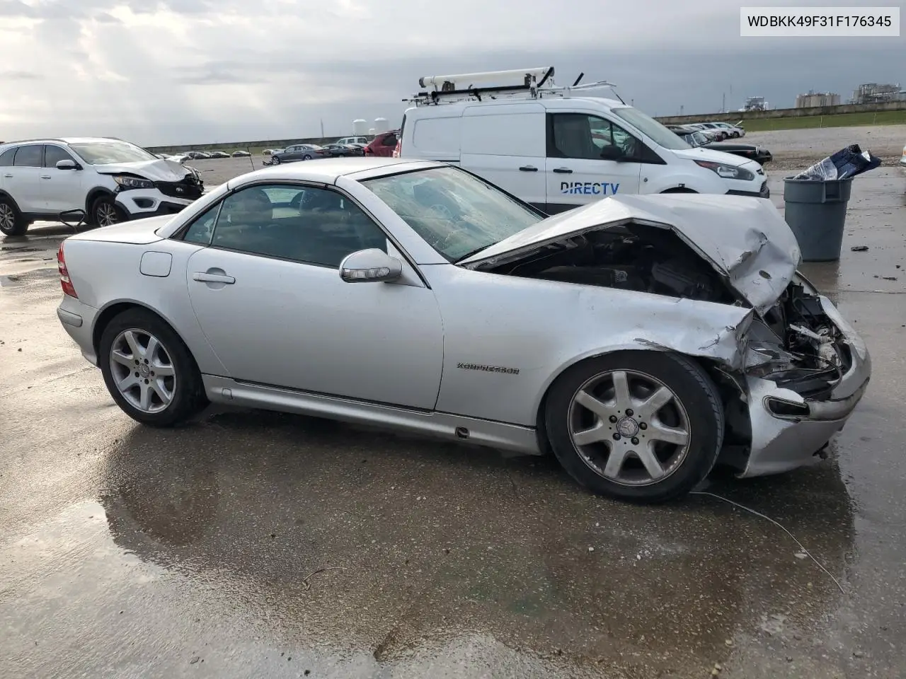 2001 Mercedes-Benz Slk 230 Kompressor VIN: WDBKK49F31F176345 Lot: 58974695