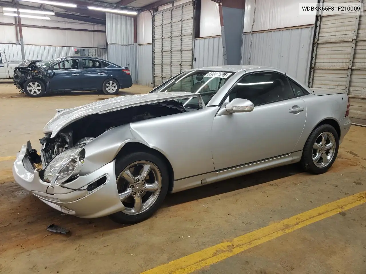 2001 Mercedes-Benz Slk 320 VIN: WDBKK65F31F210009 Lot: 59847695