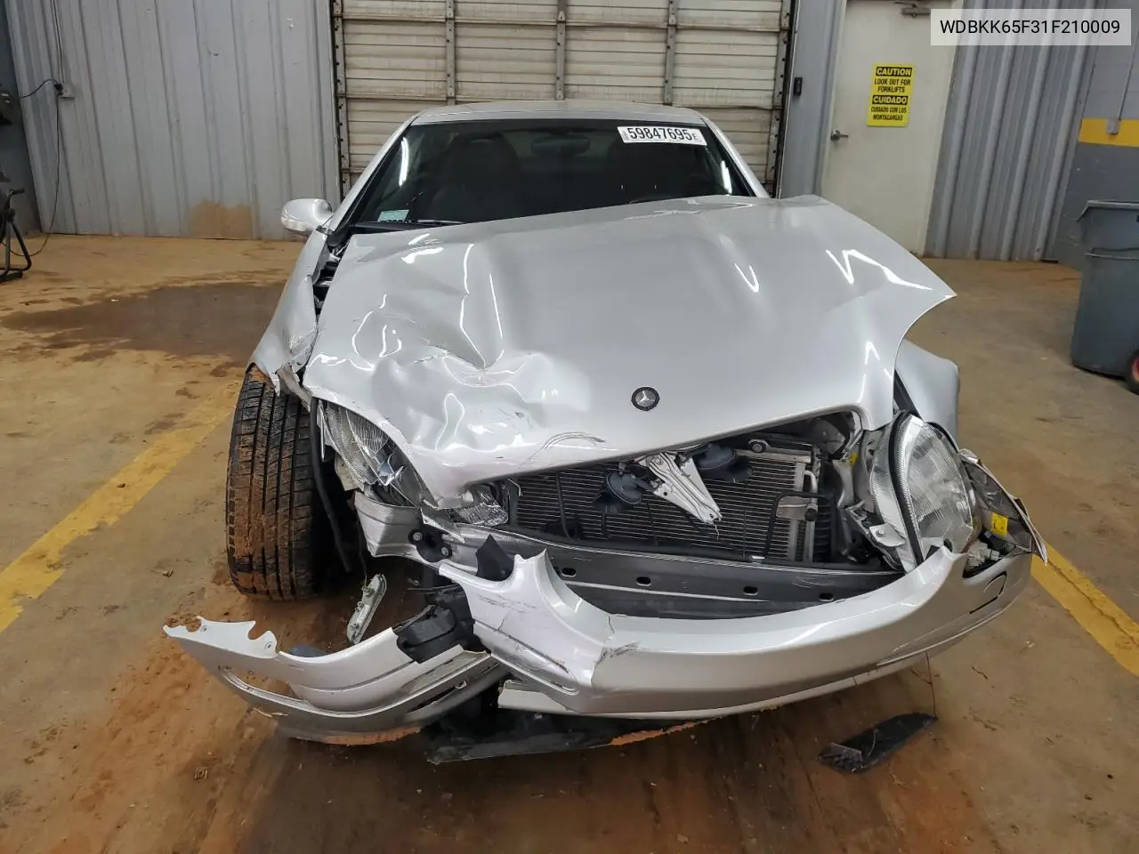 2001 Mercedes-Benz Slk 320 VIN: WDBKK65F31F210009 Lot: 59847695
