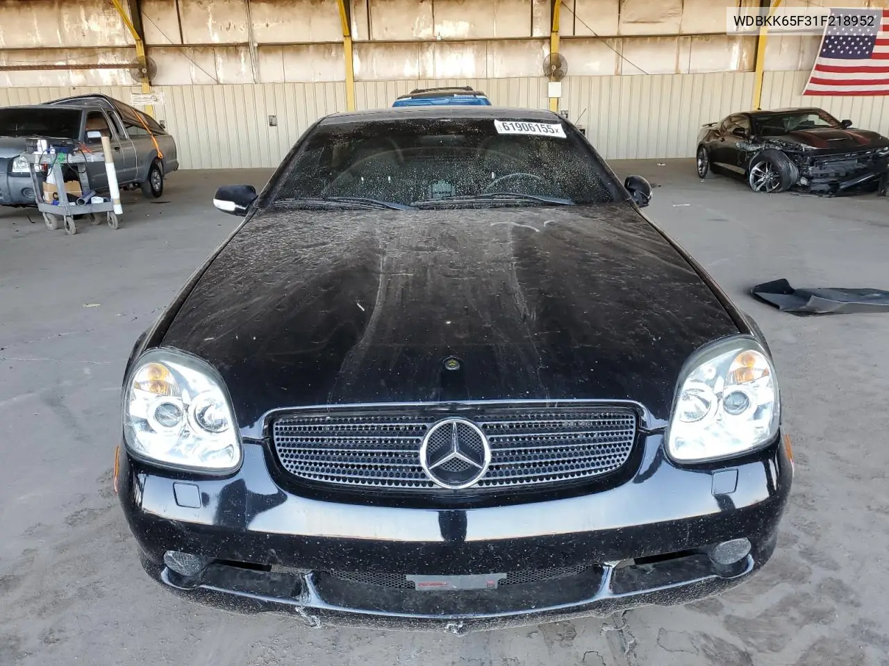 2001 Mercedes-Benz Slk 320 VIN: WDBKK65F31F218952 Lot: 61906155