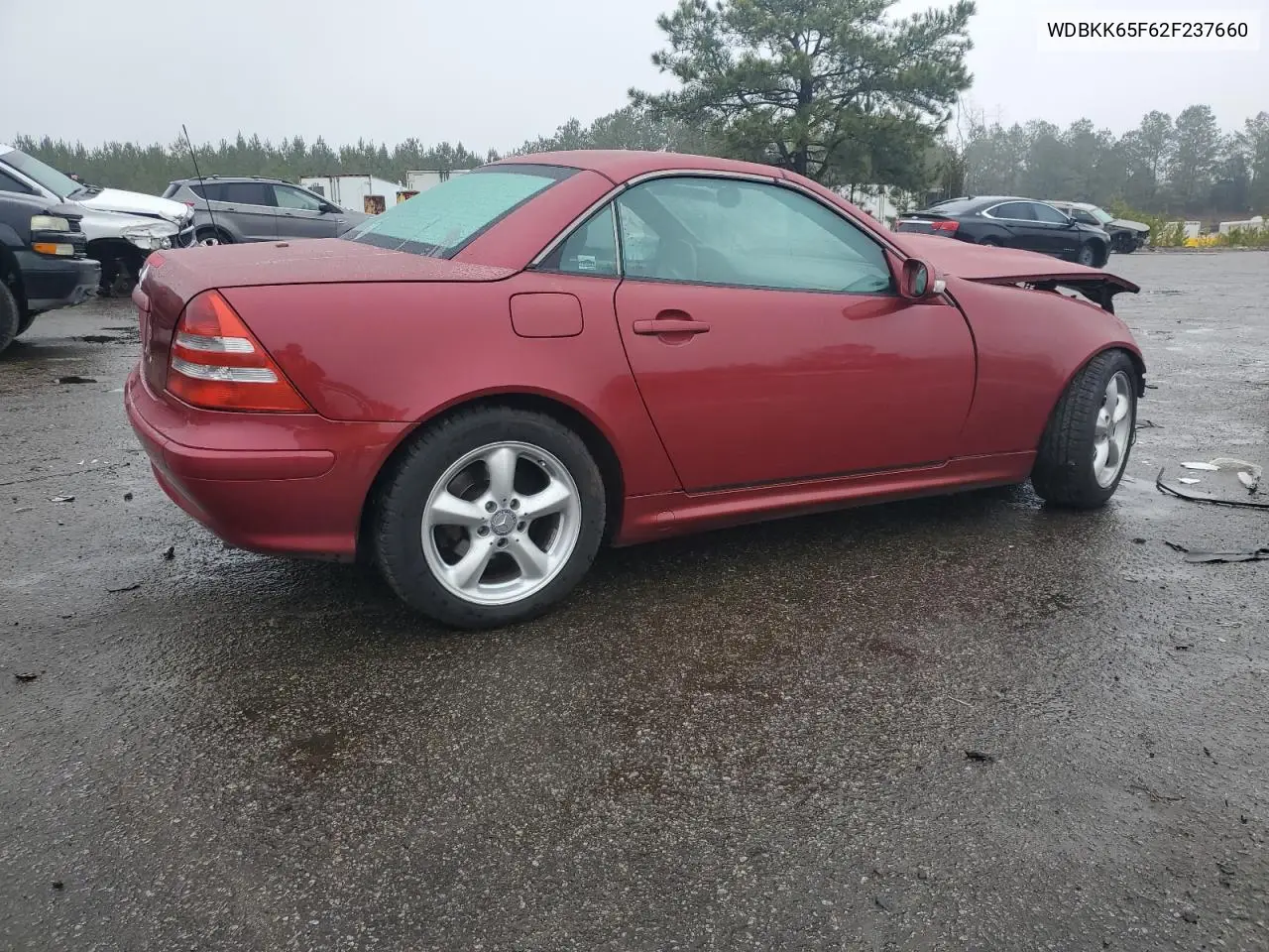 2002 Mercedes-Benz Slk 320 VIN: WDBKK65F62F237660 Lot: 45217735