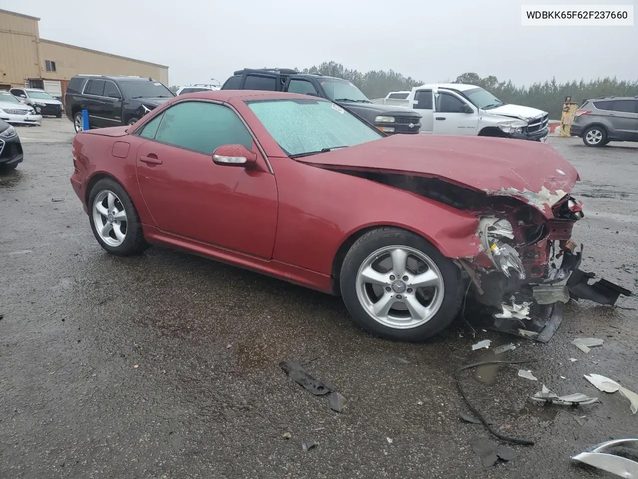 2002 Mercedes-Benz Slk 320 VIN: WDBKK65F62F237660 Lot: 45217735
