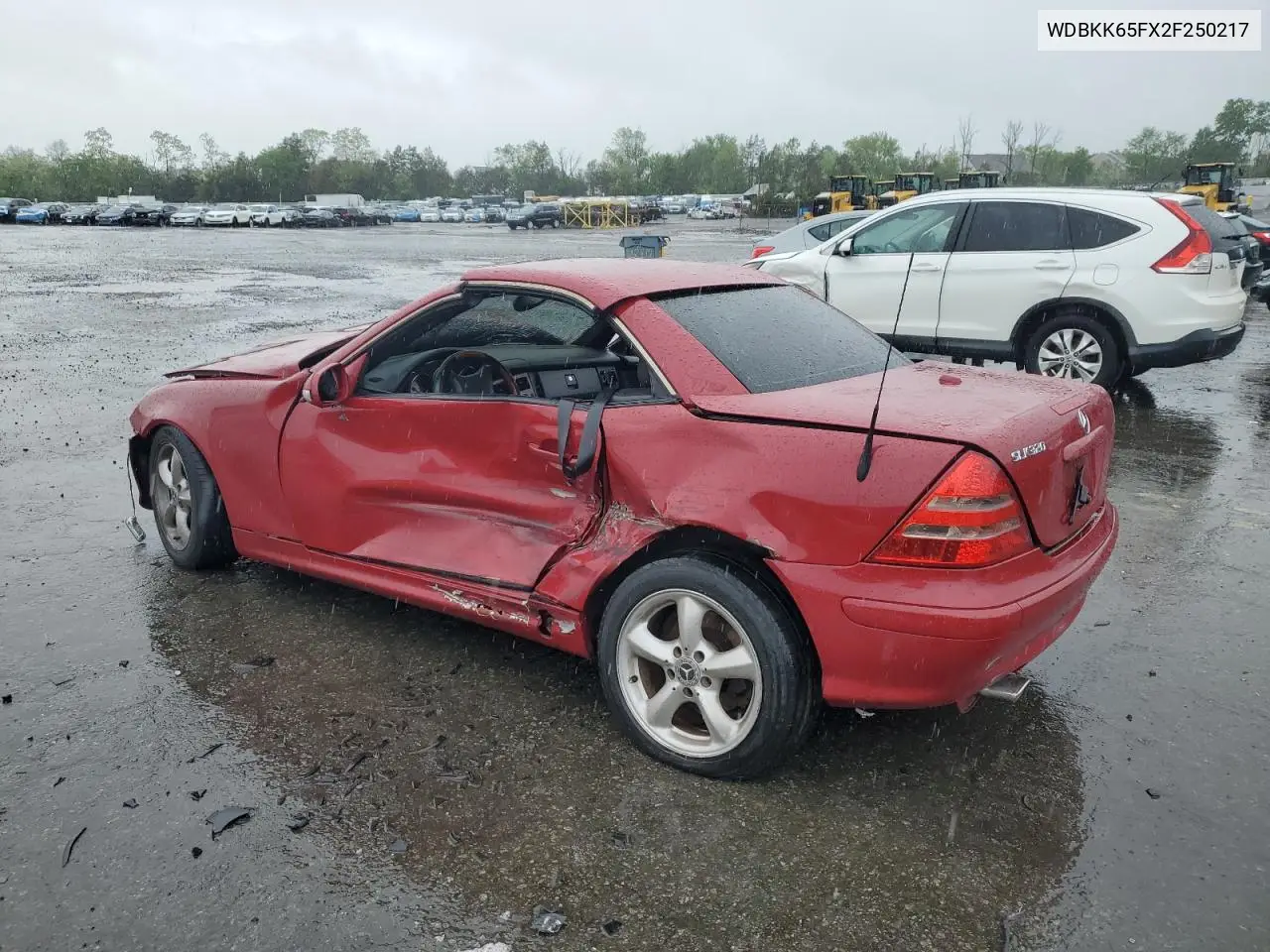 2002 Mercedes-Benz Slk 320 VIN: WDBKK65FX2F250217 Lot: 56328545