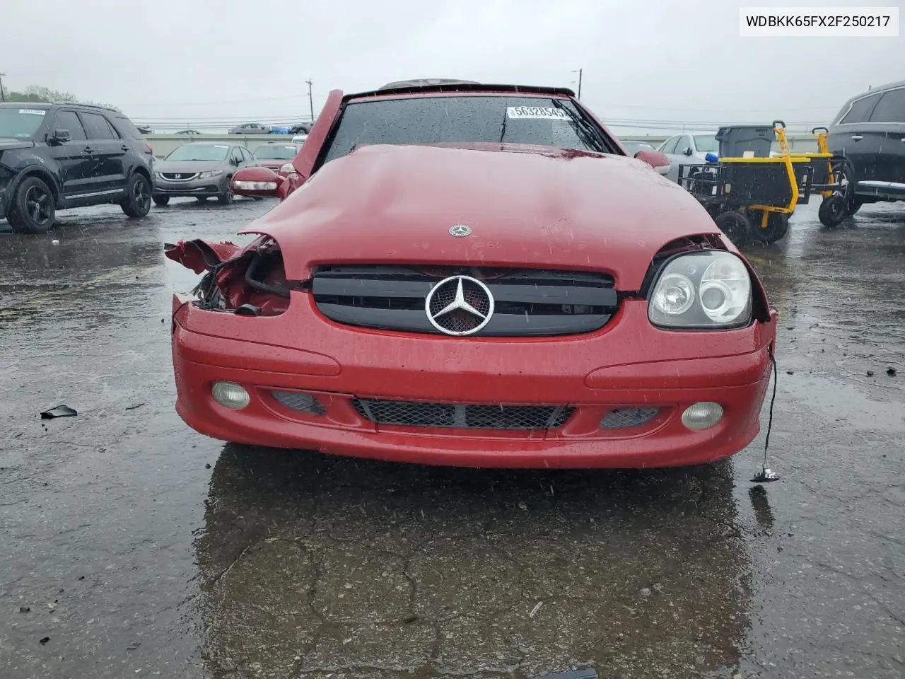2002 Mercedes-Benz Slk 320 VIN: WDBKK65FX2F250217 Lot: 56328545