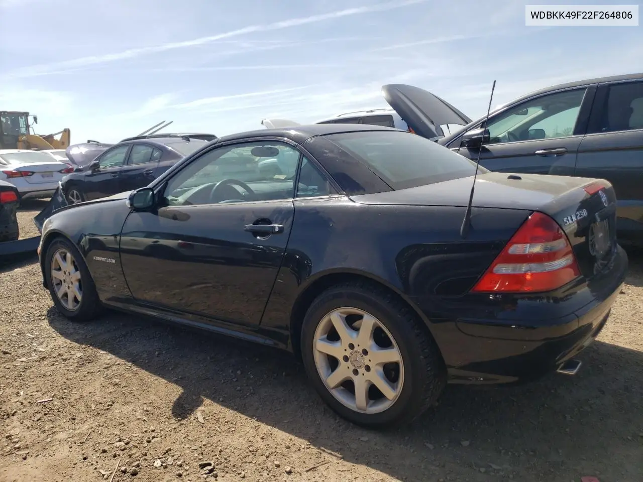 2002 Mercedes-Benz Slk 230 Kompressor VIN: WDBKK49F22F264806 Lot: 56526975