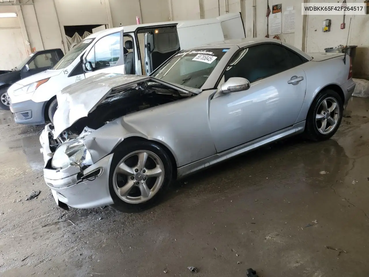 2002 Mercedes-Benz Slk 320 VIN: WDBKK65F42F264517 Lot: 58785845
