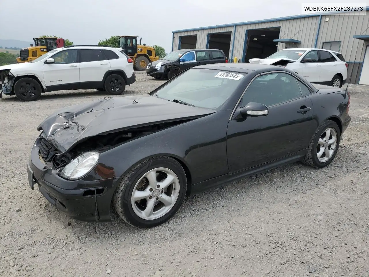 2002 Mercedes-Benz Slk 320 VIN: WDBKK65FX2F237273 Lot: 61068345