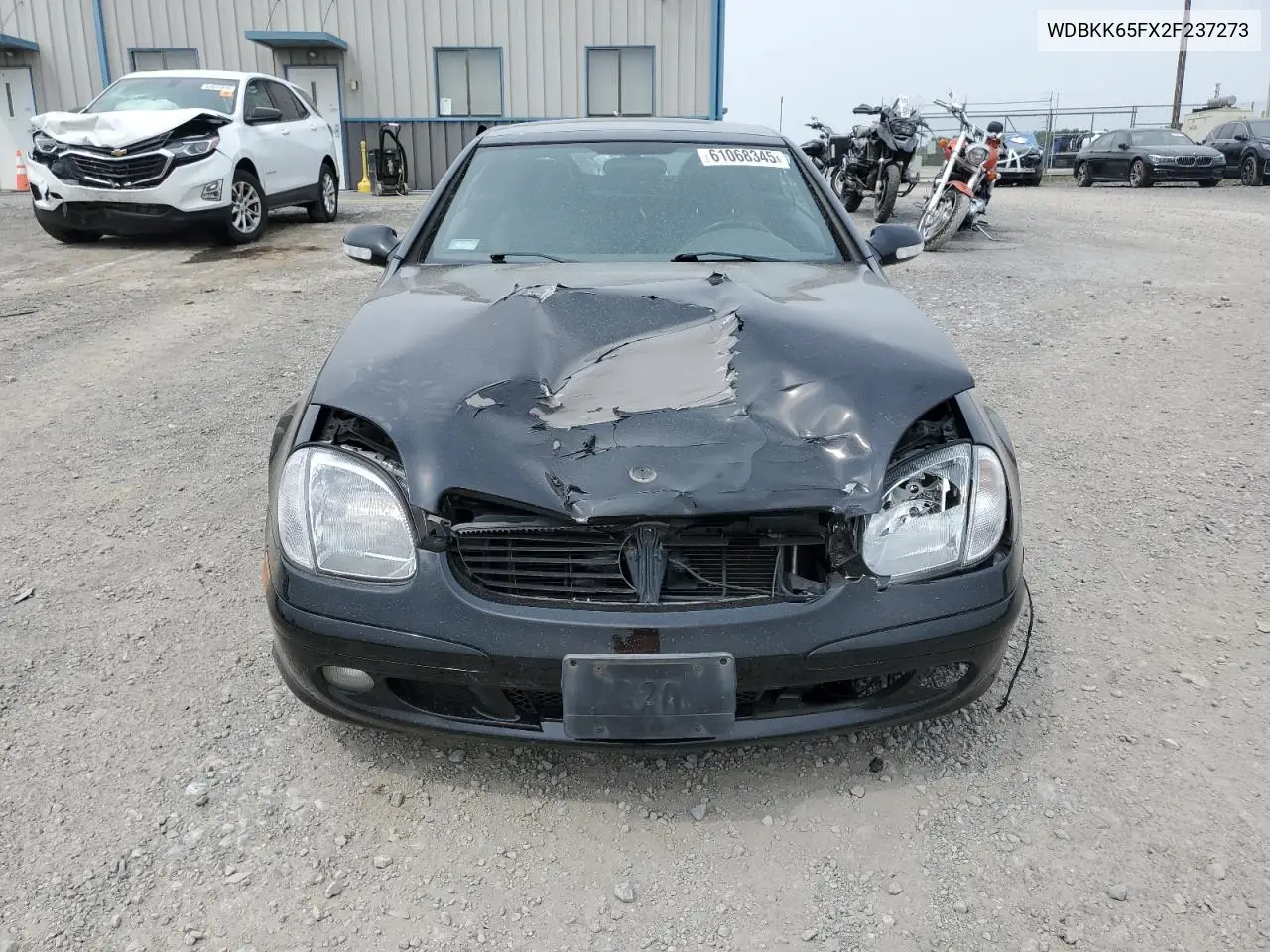2002 Mercedes-Benz Slk 320 VIN: WDBKK65FX2F237273 Lot: 61068345