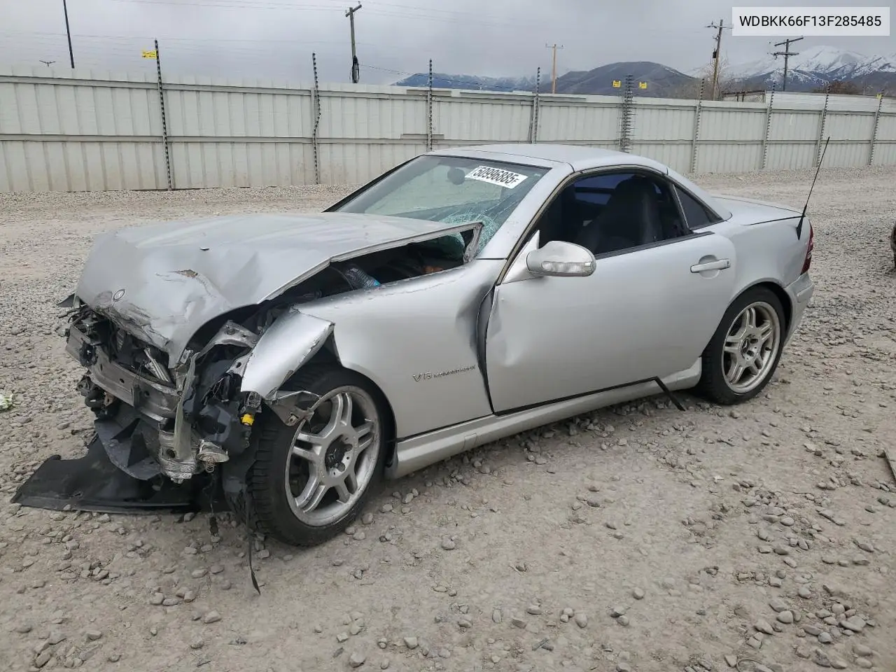 2003 Mercedes-Benz Slk 32 Amg Kompressor VIN: WDBKK66F13F285485 Lot: 50996885