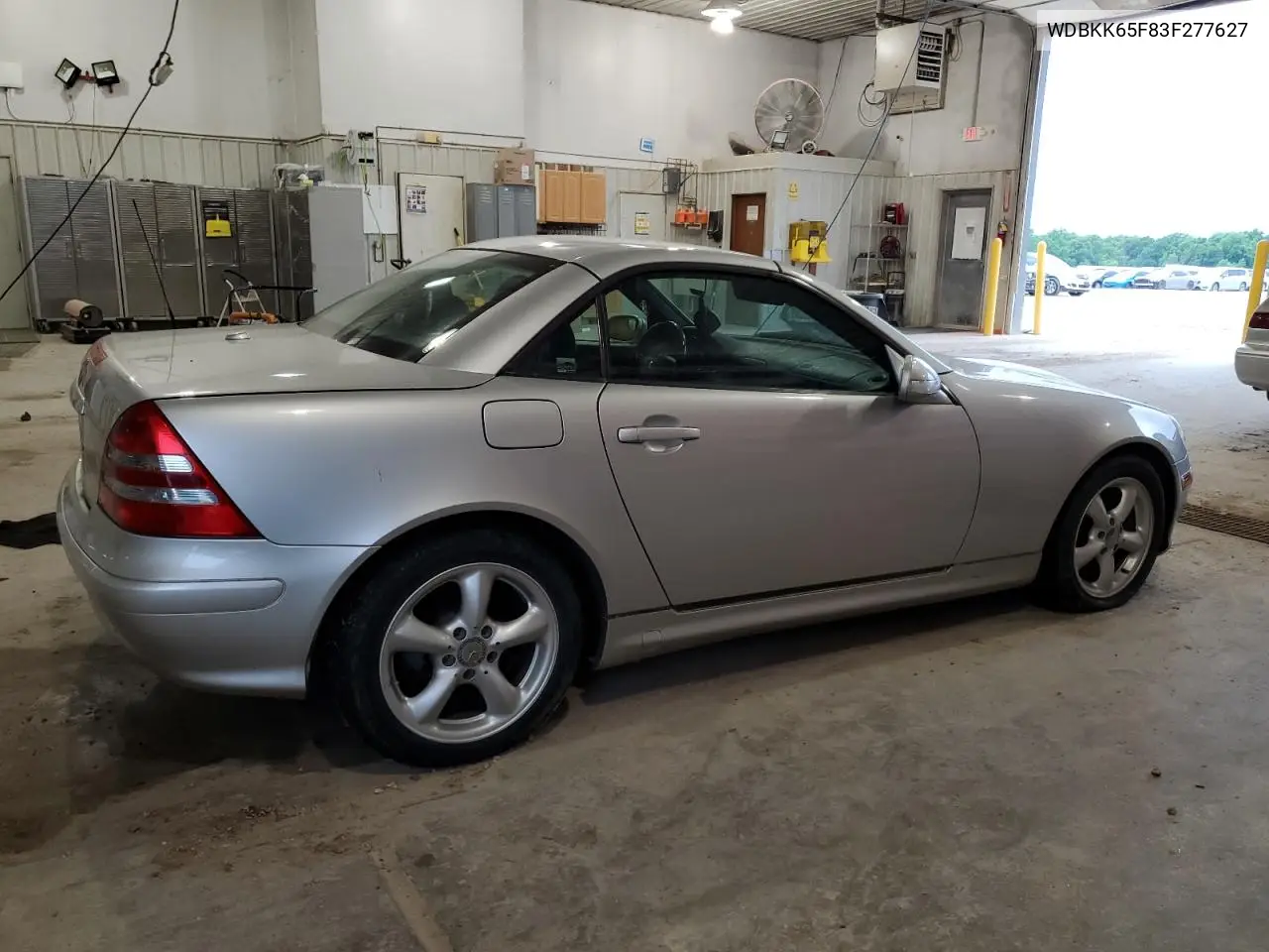 2003 Mercedes-Benz Slk 320 VIN: WDBKK65F83F277627 Lot: 55314115