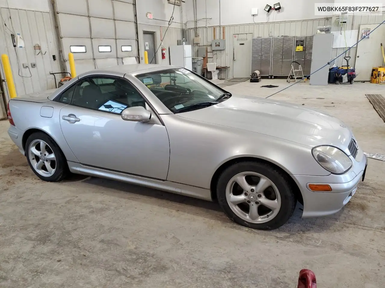 2003 Mercedes-Benz Slk 320 VIN: WDBKK65F83F277627 Lot: 55314115
