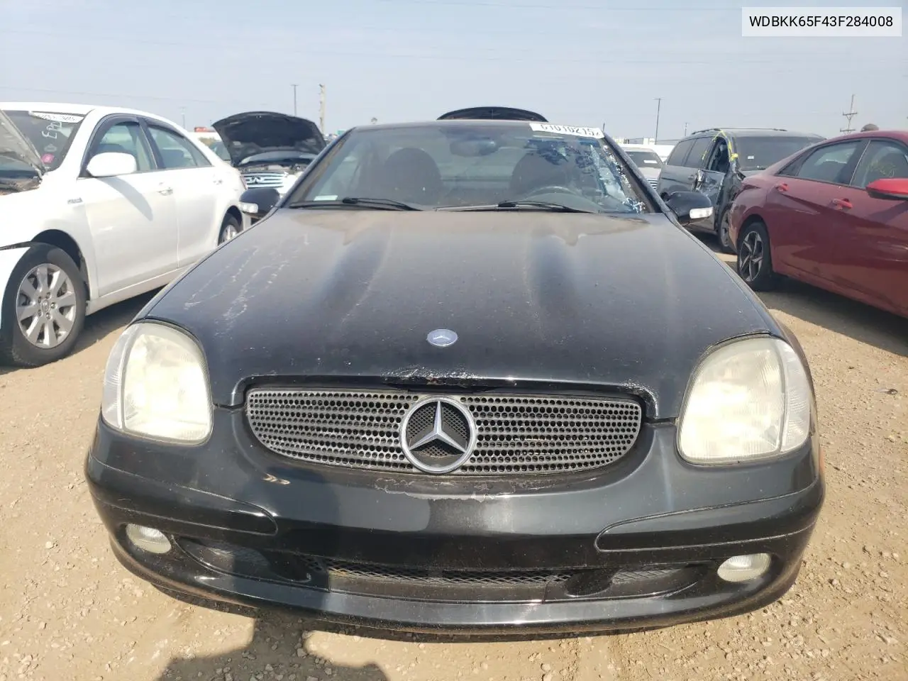 2003 Mercedes-Benz Slk 320 VIN: WDBKK65F43F284008 Lot: 61010215